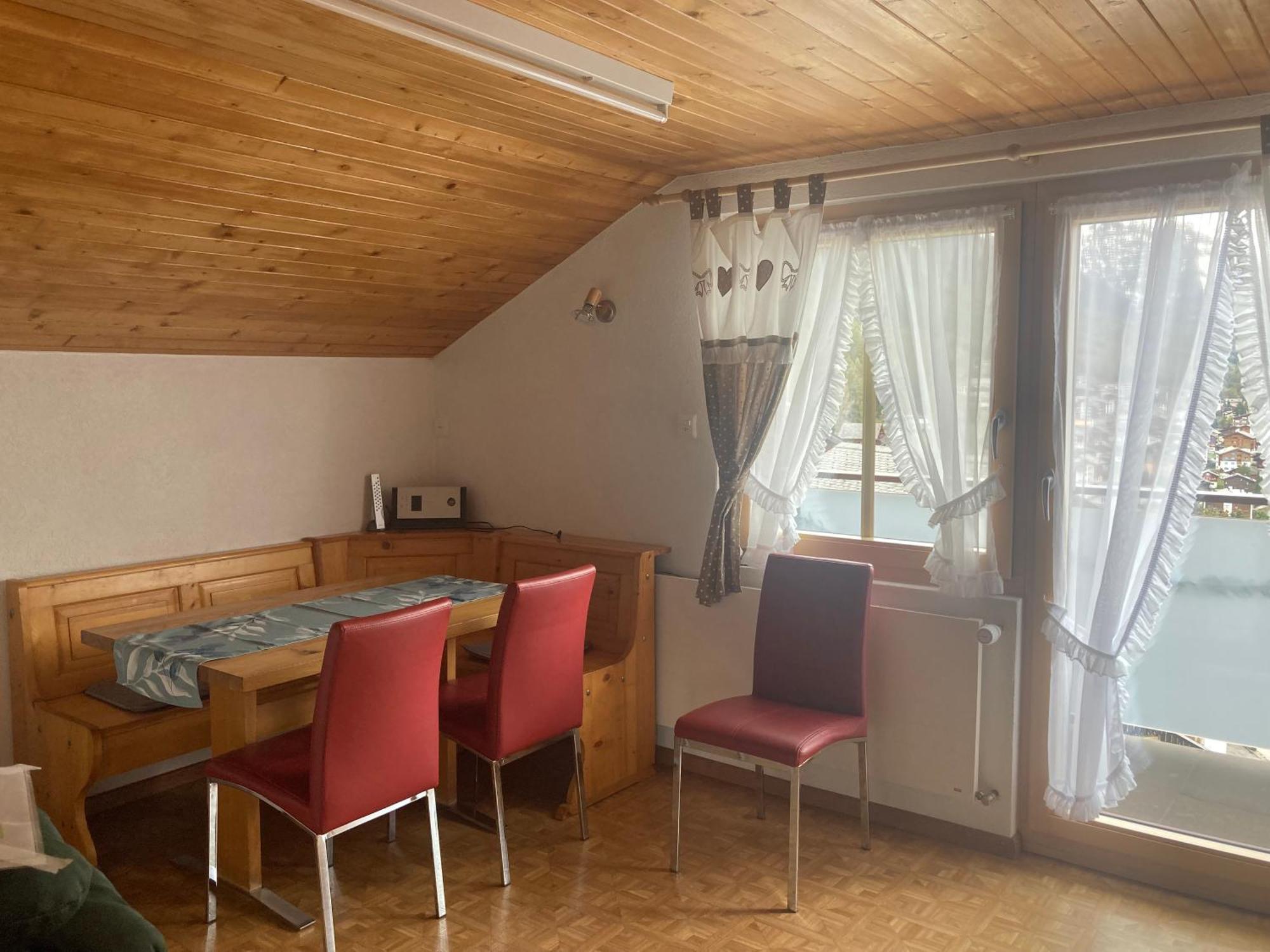 Haus Dorfblick Apartment Grachen Luaran gambar